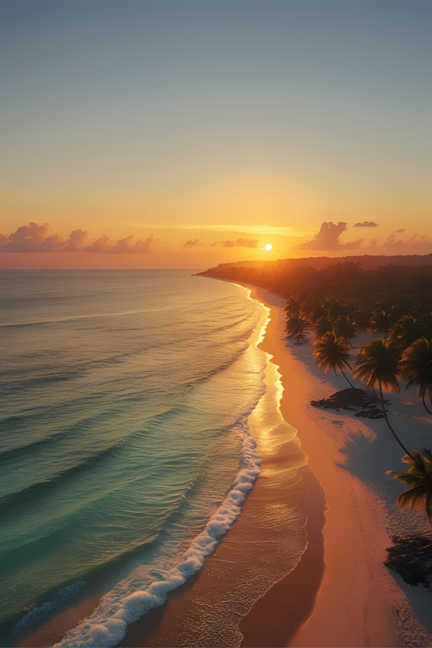 Amber Shoreline Curve